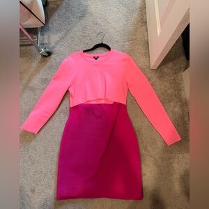 Express Hot Pink Knit Top